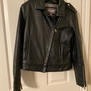 Moto Motorcycle Jacket, size M, leather